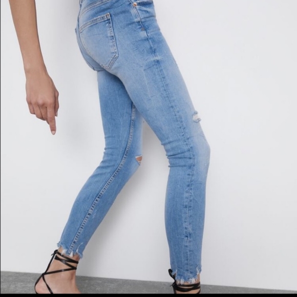 ZARA THE MULTIDAMAGES SKINNY JEANS - Picture 9 of 13